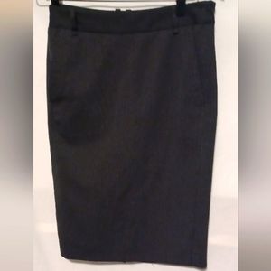 Black Pencil Skirt BCBG Maxazria Size 0 waist measures 26"